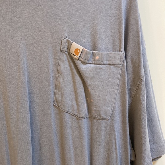 CARHARTT MEN’S SHORT SLEEVE TEE W/ POCKET! GOOD CONDITION! - Picture 2 of 2